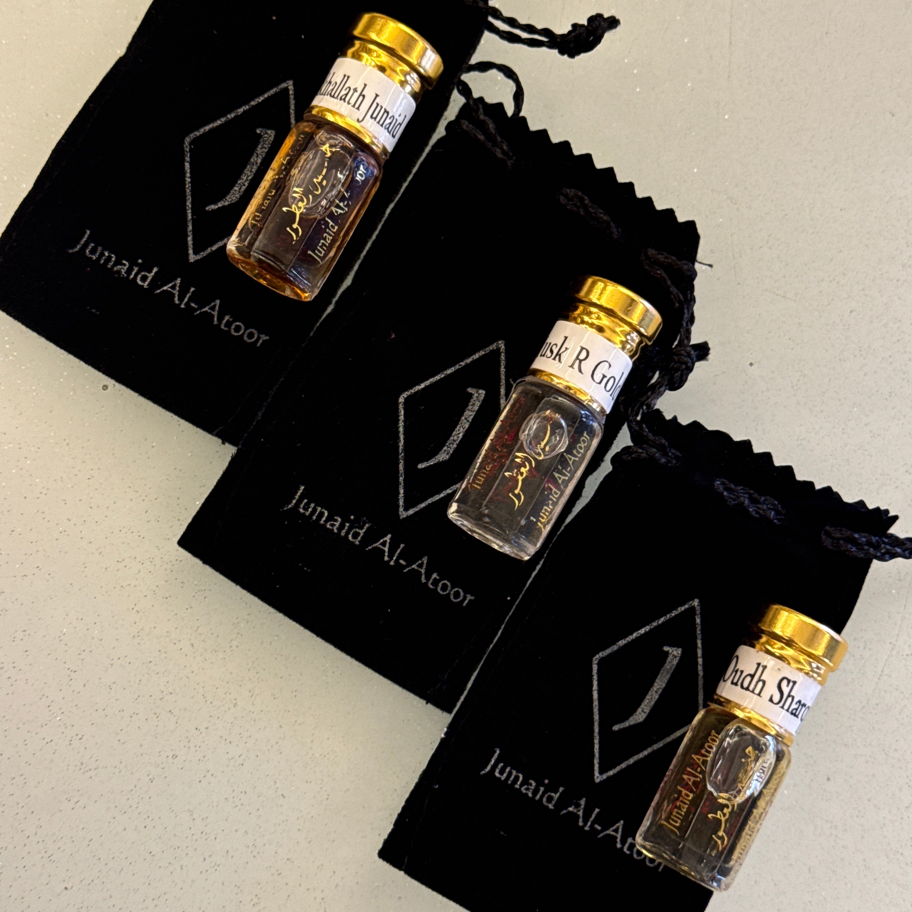 Best Seller Combo set of Musk R Gold, Oudh sharquia and Mukhallath Junaid