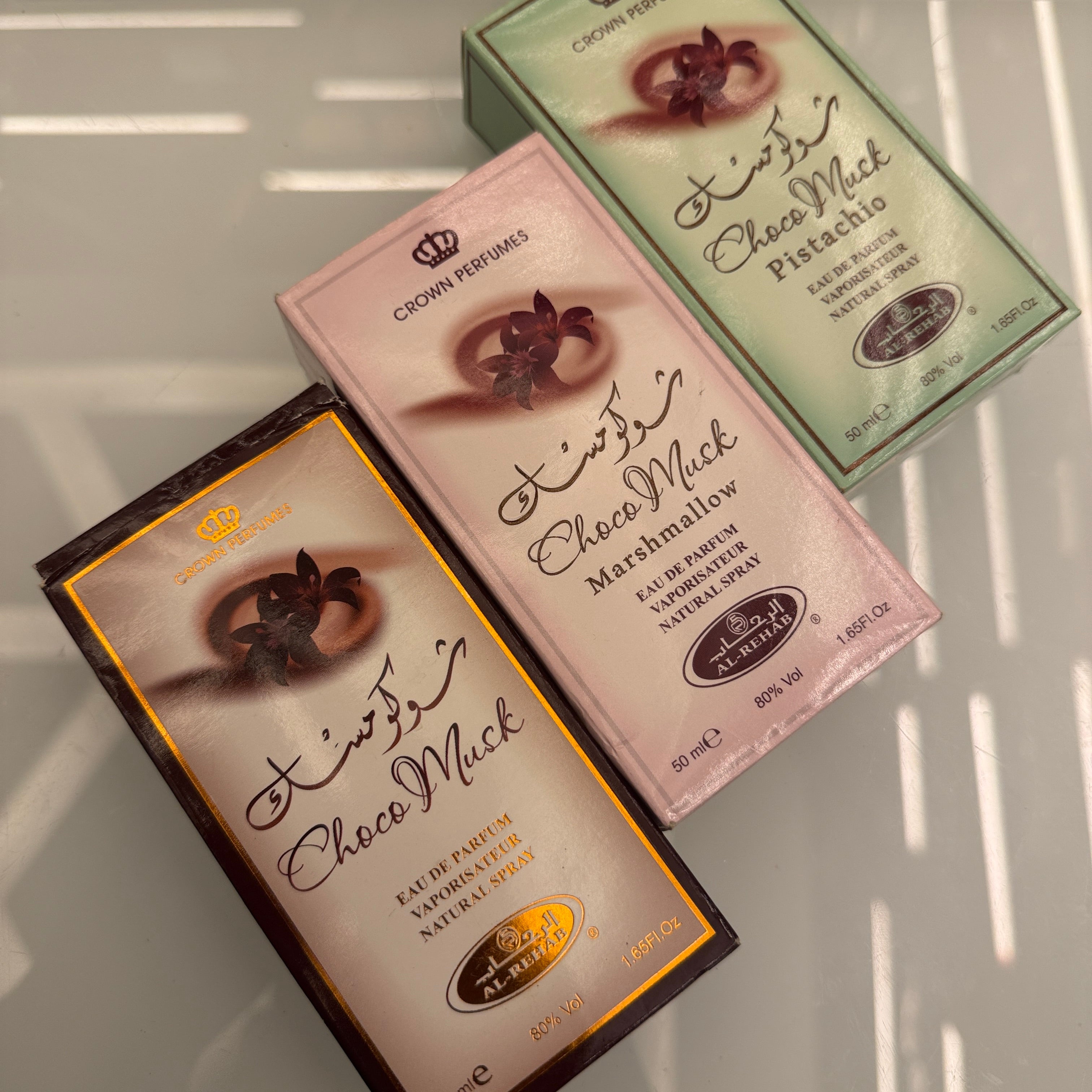 Combo Set Al Rehab Choco Musk Series Perfume 50ml * 3nos